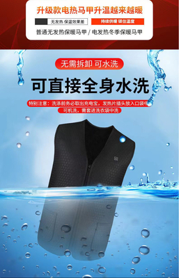 Carica USB riscaldamento giubbotto riscaldato Graphene cappotto invernale elettrico
