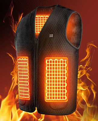 Giubbotto elettrico riscaldato USB con pannello di riscaldamento al grafene per cappotto invernale maschile