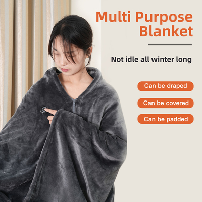 Coperta elettrica multifunzionale Coperta di controllo della temperatura indossabile per l'inverno