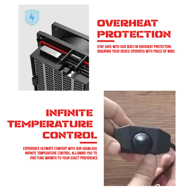 Livelli di calore personalizzabili Caldaio elettrico per piedi con grafene