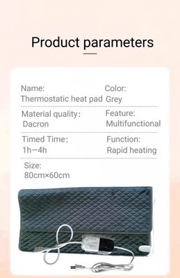 Controllo della temperatura di precisione per un calore sicuro ed efficace sulla coperta di terapia elettrica riscaldata