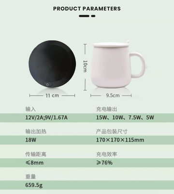 Stylish Mug Heated Coaster Set La combinazione perfetta di stile e funzionalità