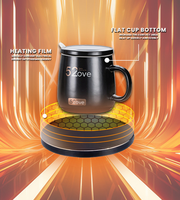 Stylish Mug Heated Coaster Set La combinazione perfetta di stile e funzionalità