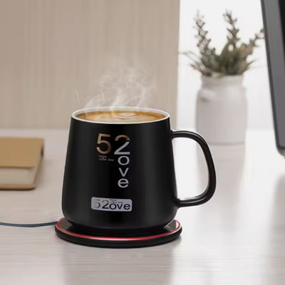 Piatto di riscaldamento per bicchieri usb multiuso con ricarica wireless