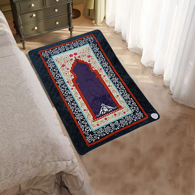 Matto per preghiera riscaldato religioso moderno su misura Disegno semplice Pad di preghiera elettrico di riscaldamento per uso domestico musulmano islamico