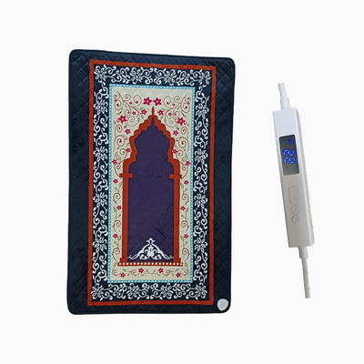 Matto per preghiera riscaldato religioso moderno su misura Disegno semplice Pad di preghiera elettrico di riscaldamento per uso domestico musulmano islamico