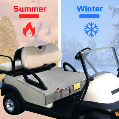 Protezione dal surriscaldamento Pad di riscaldamento per golf per carrello da golf cuscino per sedile di riscaldamento materiale lavabile Fonte di alimentazione CC/AC