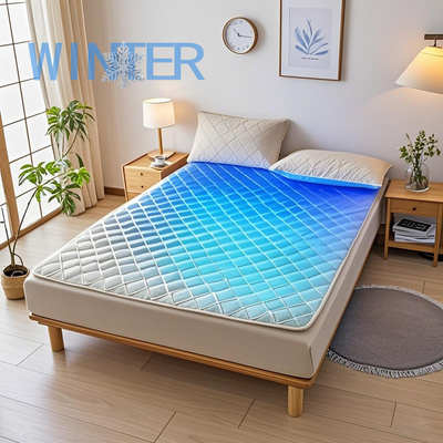 Temperatura regolabileCoperchio del materasso elettrico multifunzionale raffreddamento e riscaldamento Pad raffreddato ad acqua con funzione terapeutica F Impostazioni 45-65° Per il comfort personalizzato nel riscaldamento e raffreddamento Pad del materasso