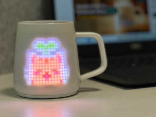 Regali personalizzati per la Festa della Madre Tazza di ceramica potenziata con pixel display regalo di design moderno
