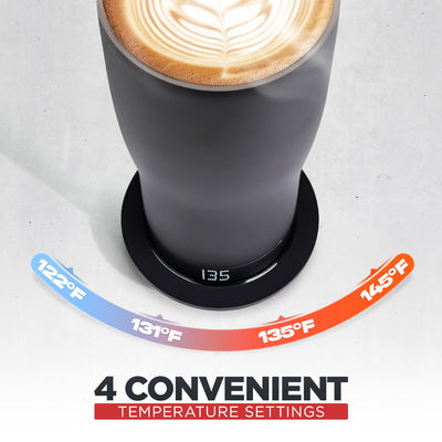 Tazza di caffè riscaldata personalizzata con schermo a LED Temperatura autoadattabile per una bevanda diretta conveniente per auto di viaggio