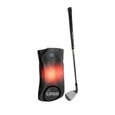 Coperture per teste riscaldate in pelle premium per golf OEM #1 #3 #5 Driver Fairway Hybrid Coperture per teste per golf con logo personalizzato