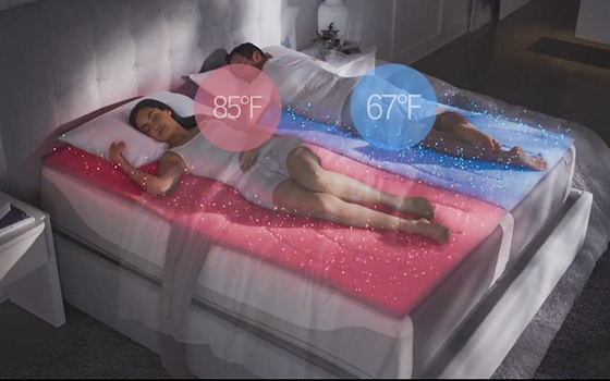 Sistema di raffreddamento letto e coperta a doppia zona di controllo OEM