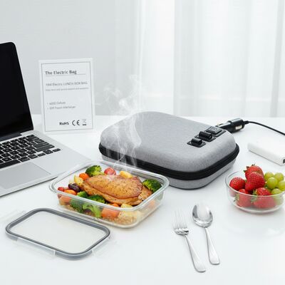 Sacchetto di riscaldamento alimentare portatile progettato per sacchetti piatti Bento Box e sandwich con guscio resistente e alimentazione USB