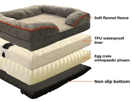 Smart pet bed con app basata sul monitoraggio in tempo reale della frequenza cardiaca, respirazione e sonno che fornisce informazioni sulla salute veterinaria