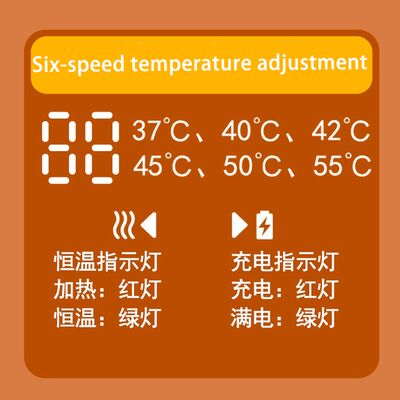 Carica wireless personalizzabile Temperatura costante Caldaia biberon notte Modello universale