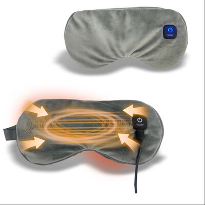 Maschere oculari senza fili per gli occhi secchi, miglioramento del sonno, cuscinetto riscaldatore per gli occhi lavabile per i viaggi e con guscio intercambiabile