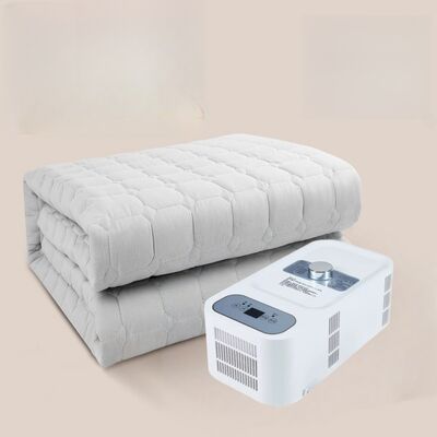 600TC di lusso di cotone di bambù doppia zona controllo della temperatura tappetino da letto intelligente con sistema di raffreddamento silenzioso e calore delicato