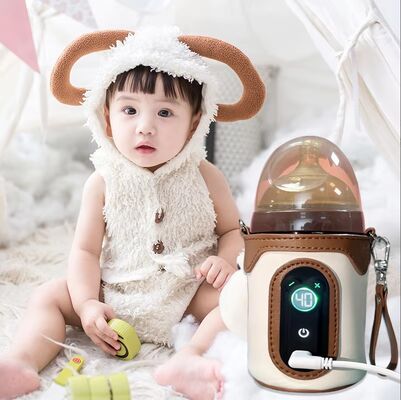 Sheerfond USB portabile riscaldatore di latte 5V2A riscaldatori di biberon sicuri a bassa pressione con materiale poli/cotone/EVA per bambini