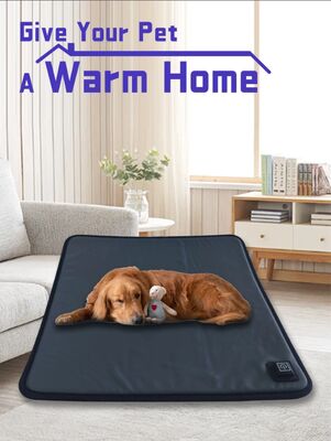 Letto elettrico per cani con sistema di riscaldamento e raffreddamento PTC Protezione contro il surriscaldamento ecocompatibile Tapis per animali domestici per tutte le stagioni per gatti e cani