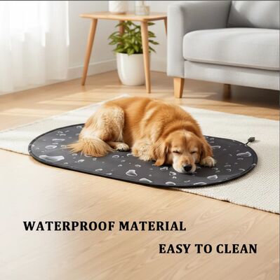 Letto elettrico per cani con sistema di riscaldamento e raffreddamento PTC Protezione contro il surriscaldamento ecocompatibile Tapis per animali domestici per tutte le stagioni per gatti e cani