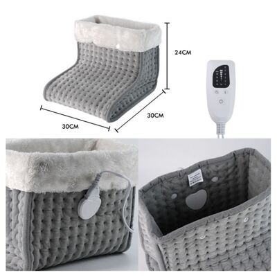 SHEERFOND Portatile invernale USB alimentato da batteria 220V poliestere ecologico termostato regolabile ventilazione calore dei piedi per