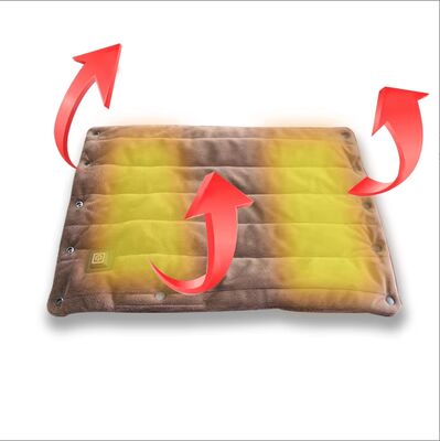 Caldaia mani portatile USB elettrica 3 Temperatura regolabile Max 50°C Sacchetto di riscaldamento a mano ricaricabile a flannello morbido Inverno regalo caldo all'aperto