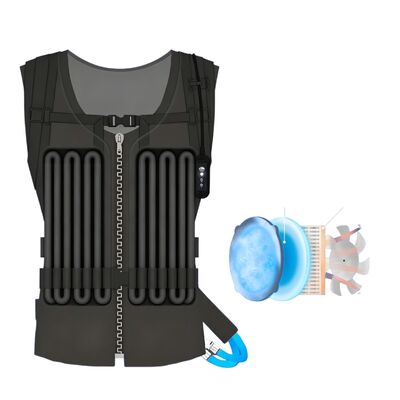 Premium 24*36in Giubbotti riscaldatori a tamburo Giubbotto riscaldatore isolato Protezione da freddo impermeabile a prova di congelamento -20/-28°C per esterni