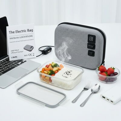Borsa Termica Portatile per Alimenti con Rivestimento Interno Sicuro per Alimenti e Tessuto Oxford Resistente per Riscaldare Bento Box e Biberon