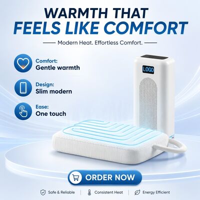 Cuscino termico elettrico adatto per tutto l'anno, con funzioni di raffreddamento e riscaldamento, design confortevole e compatto