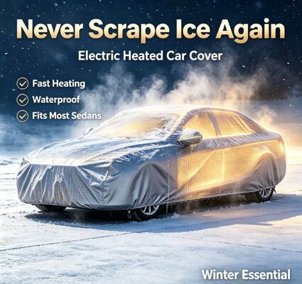 Cappa riscaldante per auto progettata per adattarsi perfettamente ai vani motore dei veicoli, garantendo una distribuzione uniforme del calore e protezione