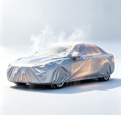 Cappa riscaldante per auto progettata per adattarsi perfettamente ai vani motore dei veicoli, garantendo una distribuzione uniforme del calore e protezione