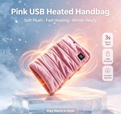 Riscaldatore a mano portatile con alimentatore USB superficie di tessuto setaccio morbido funzione di riscaldamento costante design leggero e compatto e protezione della sicurezza
