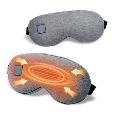 Maschera per gli occhi riscaldata a temperatura regolabile. Super Soft PU Portatile Maschera per gli occhi riscaldata velocemente Batteria da 1000mAh per alleviare la stanchezza degli occhi.