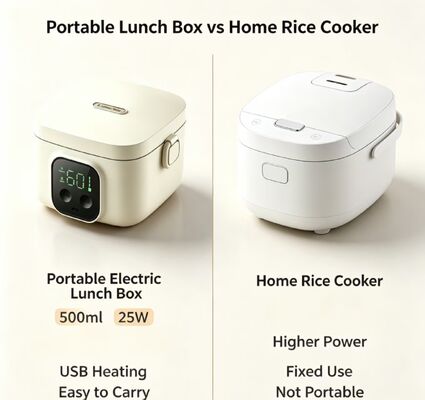 USB Electric Heating Lunch Box, 304 Stainless Steel Portable Food Warmer, 500ml Temperatura regolabile contenitore di riscaldamento alimentare, Isolamento 3-4H per picnic campeggio viaggi su strada