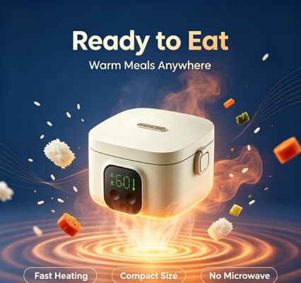 Scatola da pranzo a riscaldamento elettrico USB multi-temperatura, scatola di riscaldamento alimentare portatile in acciaio inossidabile 304, conservazione del calore per 3-4 ore, scaldabagno all'aperto da 500 ml per viaggiare in campeggio
