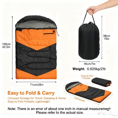 Sacco a pelo riscaldato OEM ODM personalizzato per cani, temperatura regolabile a 3 livelli, sacco a pelo per animali domestici in cotone cavo con etichetta privata 71*108 cm, logo e imballaggio personalizzati per campeggio, viaggi, casa, esterni, certificato CE FCC