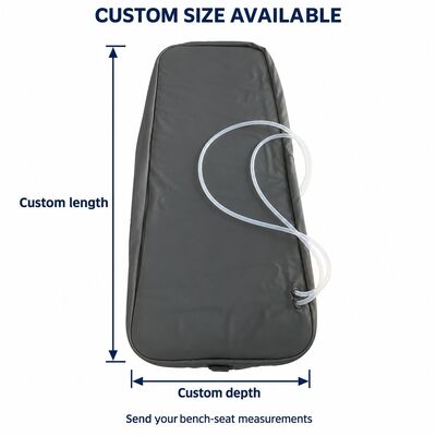 Coprisedile a doppio modo per golf cart 24V, raffreddamento ad acqua e riscaldamento al grafene, coprisedile impermeabile con cinghie a fibbia e scatola di raffreddamento esterna, dimensioni personalizzate, colore, logo e confezione