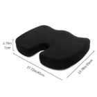 Cuscino per sedia portatile per mal di schiena Protezione da surriscaldamento di dimensioni 45 × 35 × 7 cm