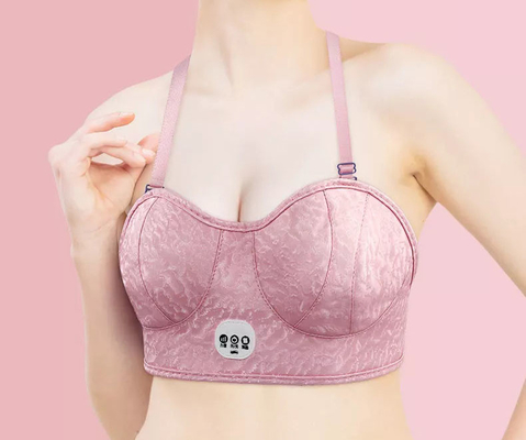 Reggiseno per massaggio al seno elettrico USB, materiale in pelle PU con reggiseno riscaldato elettrico ODM