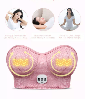 Reggiseno per massaggio al seno elettrico USB, materiale in pelle PU con reggiseno riscaldato elettrico ODM