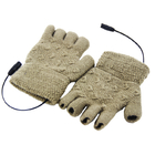 Usb lontano infrarosso Fingerless riscaldato elettrico lavabile dei guanti 5W per l'inverno