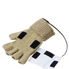 Usb lontano infrarosso Fingerless riscaldato elettrico lavabile dei guanti 5W per l'inverno