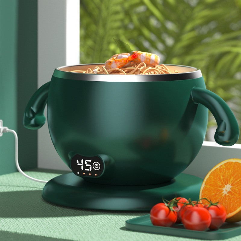 Scaldabiberon per pappa per bambini da 300 ml HW01 Contenitore portatile elettrico grande in acciaio inossidabile per scaldare gli alimenti per bambini per viaggi