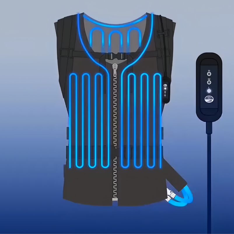 Zaino Energetico per Gilet di Raffreddamento Intelligente con Sistema di Raffreddamento, Temperatura Regolabile e Robusta Struttura in Nylon per Esterni