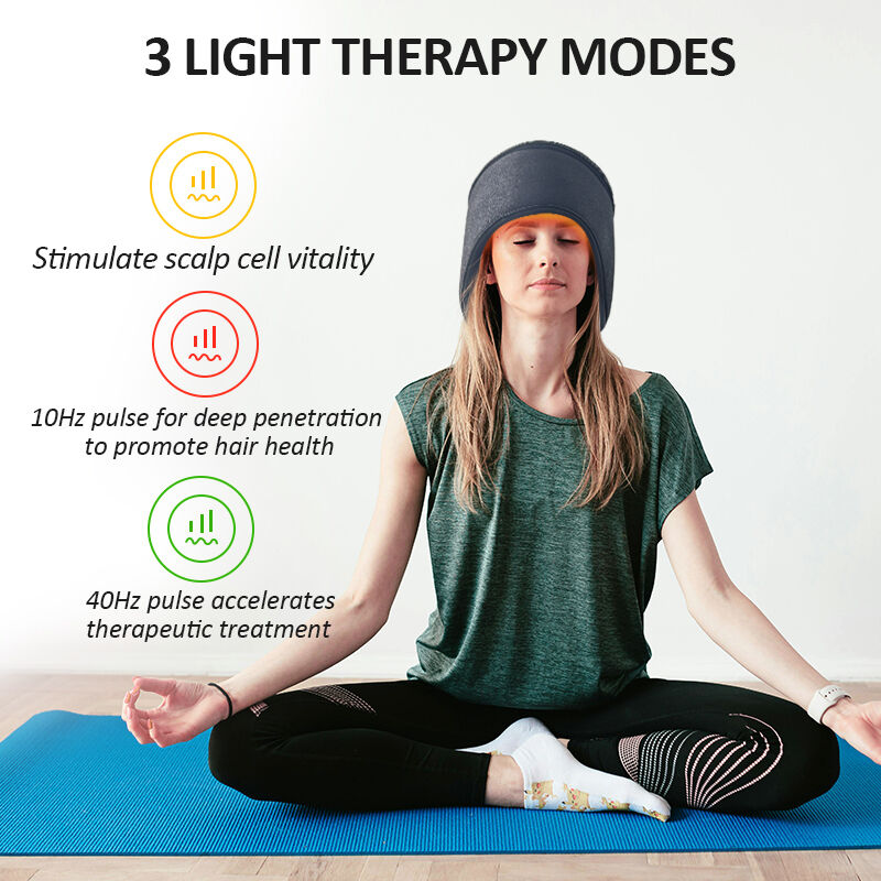 660nm cappello per la crescita dei capelli con terapia a luce rossa e 270 cappello per la luce rossa e la terapia laser