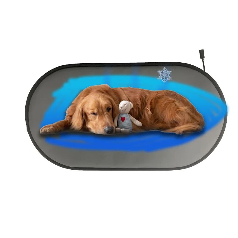 Letto elettrico per cani con sistema di riscaldamento e raffreddamento PTC Protezione contro il surriscaldamento ecocompatibile Tapis per animali domestici per tutte le stagioni per gatti e cani
