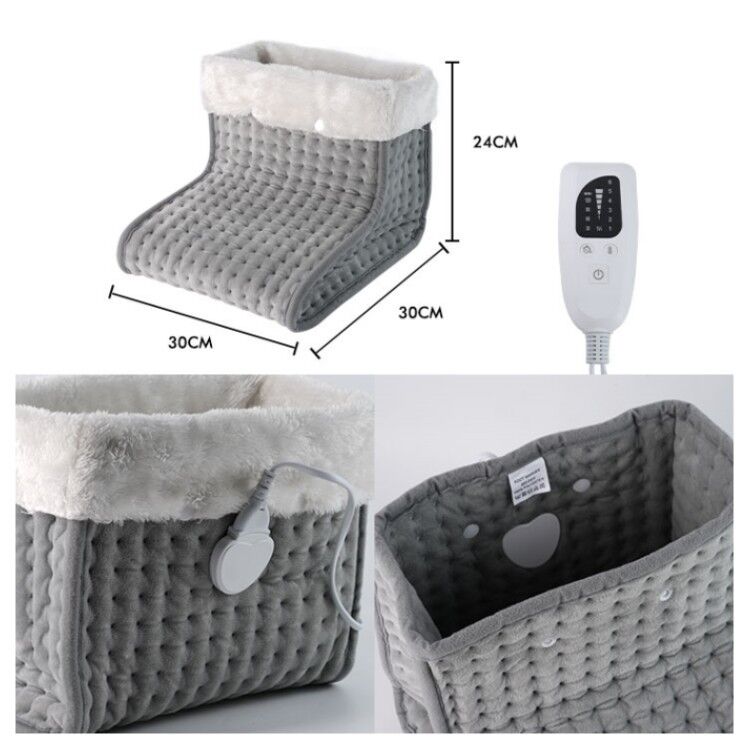 SHEERFOND Portatile invernale USB alimentato da batteria 220V poliestere ecologico termostato regolabile ventilazione calore dei piedi per