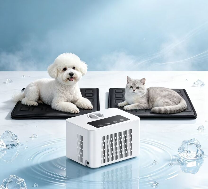 Smart pet bed pad di raffreddamento dell'acqua con lana di flanella morbida e rivestimento in TPU impermeabile per un confortevole riposo fresco durante l'estate calda