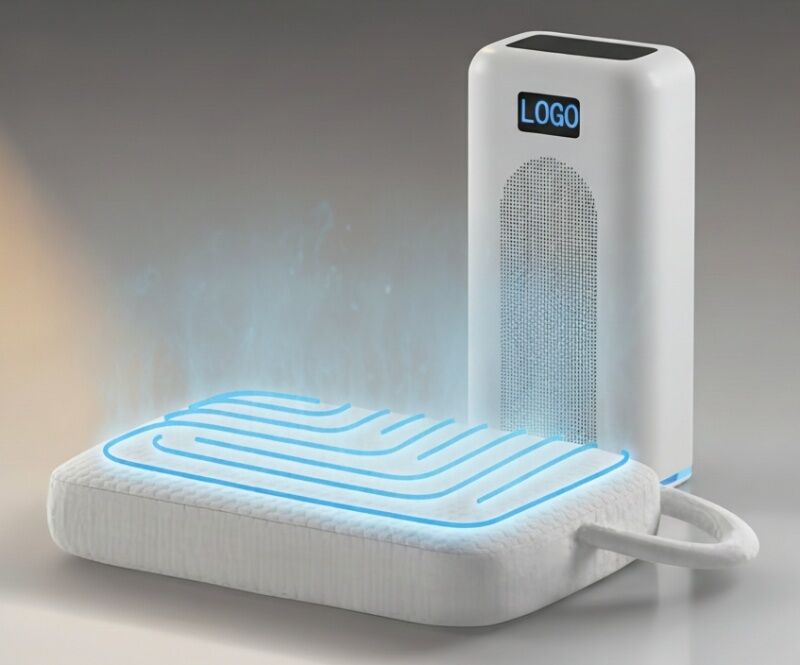 Perno elettrico per il riscaldamento ideale per sonnellini e sonno in ufficio fornendo un confortevole regolazione della temperatura e un'esperienza accogliente