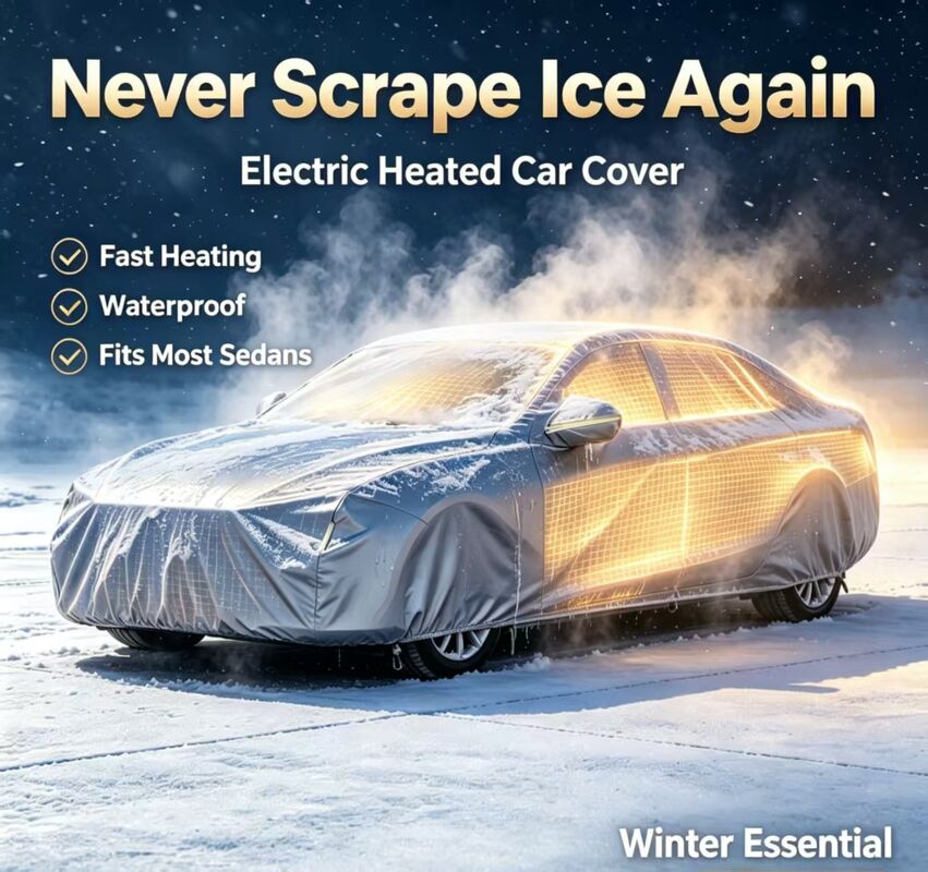 Cappa riscaldante per auto progettata per adattarsi perfettamente ai vani motore dei veicoli, garantendo una distribuzione uniforme del calore e protezione